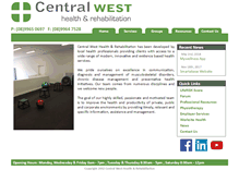 Tablet Screenshot of centralwestrehab.com.au